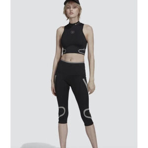 Adidas Stella McCartney Truepace Heat.Rdy 3/4 Running Tights Black Size XS